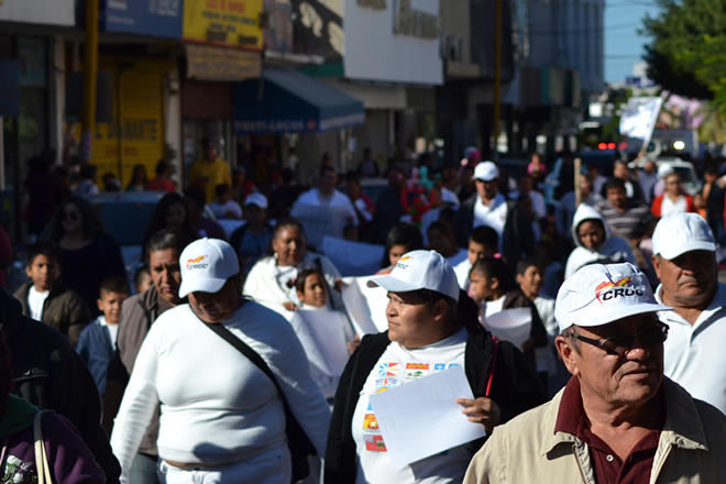 Caminata marcha por la paz en La Paz 3