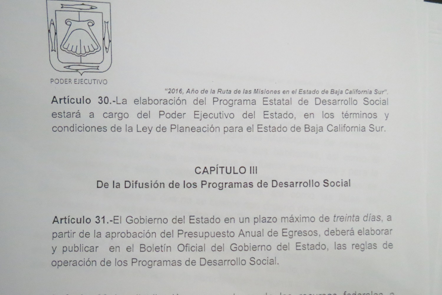 plagio ley desarrollo social ejecutivo