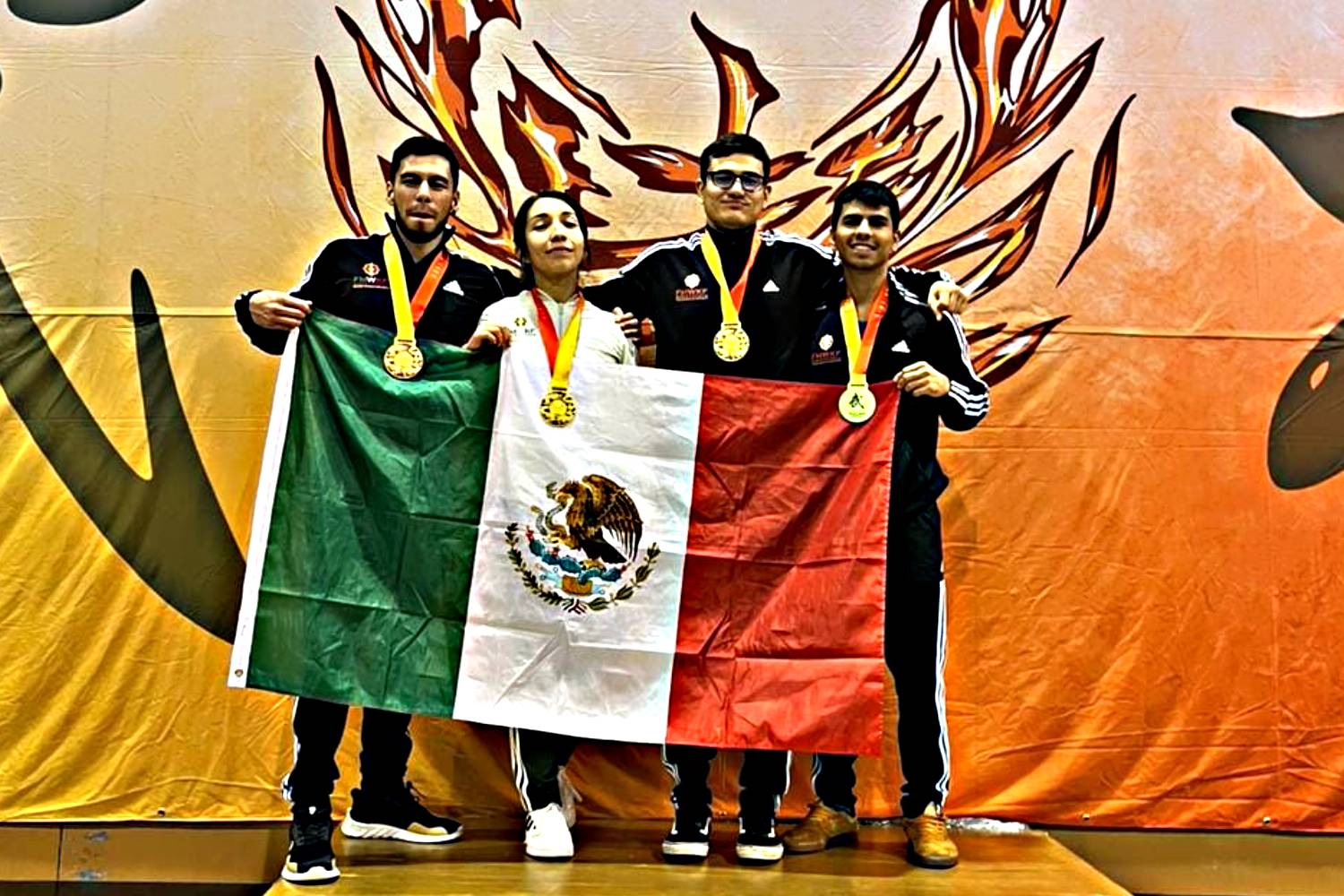 Deportistas de BCS lograron ganar 4 oros en competencia internacional de Wushu Kung Fu